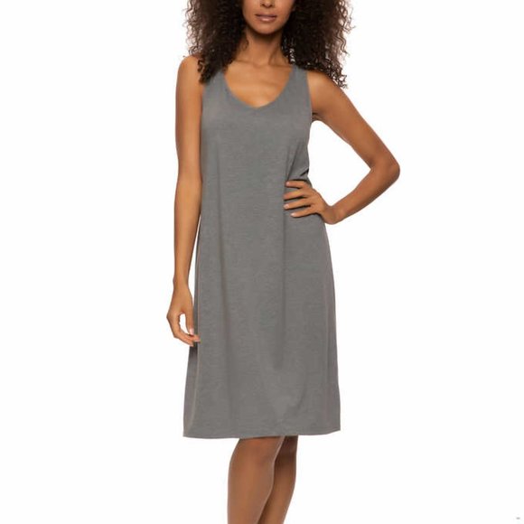 Gray / Blue Felina Ladies' Sleep Dress, 2-pack - Picture 4 of 7